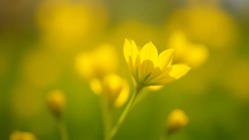 Close-up of yellow St. John's Wort flowers with delicate petals and visible stamens, photographed in natural meadow light